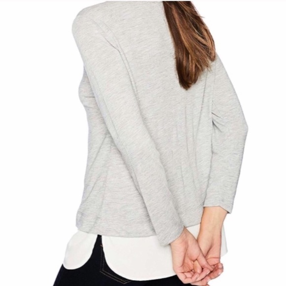 J. Crew Mercantile Long Sleeve Layered Top - Picture 2 of 7
